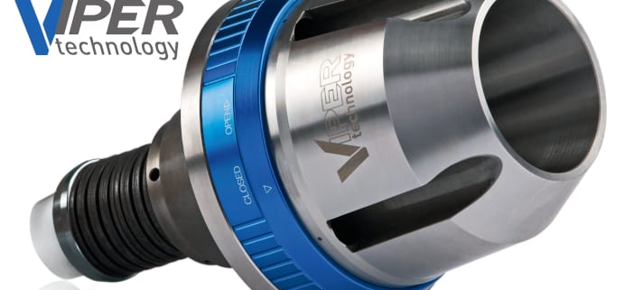 The largest of the Viper series of automatic tool grinding chucks
